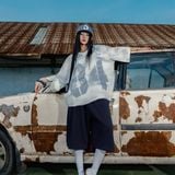  Áo thun Degrey Jersey cổ tim in hình thời trang thể thao nam nữ màu camo xám - JERCAMOXAM 