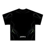  Áo thun thể thao màu CYBER GREEN NEON Degrey Jersey 84 cổ tim - JERCYBERG 