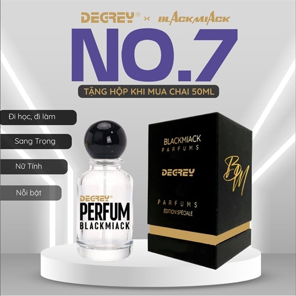  Nước hoa Degrey Black Miack No7. moonlight - MOON 