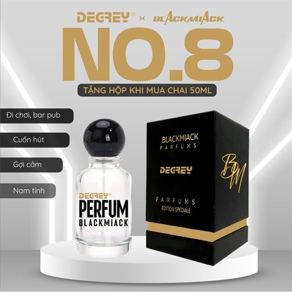  Nước hoa Degrey Black Miack No8. sunset - SUN 