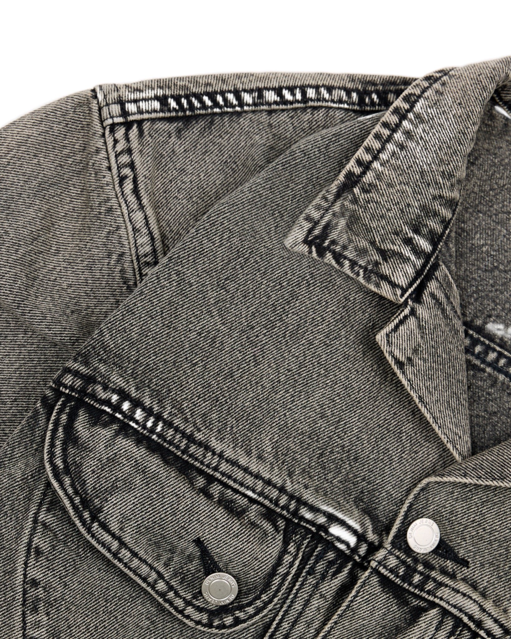  Áo Khoác Degrey Jean Jacket Basic Wax Gray - JEANJK 