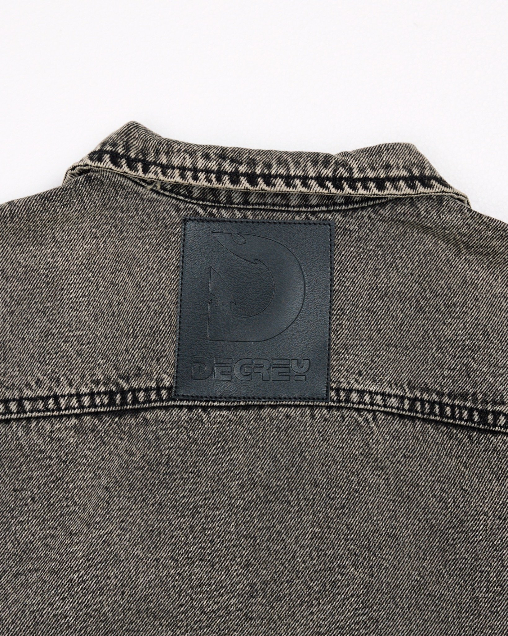  Áo Khoác Degrey Jean Jacket Basic Wax Gray - JEANJK 