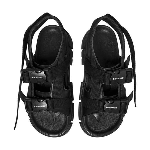  Giày sandal da Degrey đế cao su thời trang unisex - GIAY 