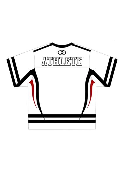  Áo thun thể thao màu TRẮNG CRIMSON Degrey Jersey Rex 84 cổ tim - JERCRIMT 