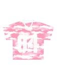  Áo thun Degrey Jersey cổ tim in hình thời trang thể thao nam nữ màu camo hồng - JERCAMOHONG 