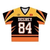  Áo thun thể thao màu CAM BLAZE Degrey Jersey 84 cổ tim - JERBLACAM 