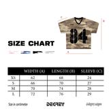  Áo thun Degrey Jersey cổ tim in hình thời trang thể thao nam nữ màu camo- JERCAMO 
