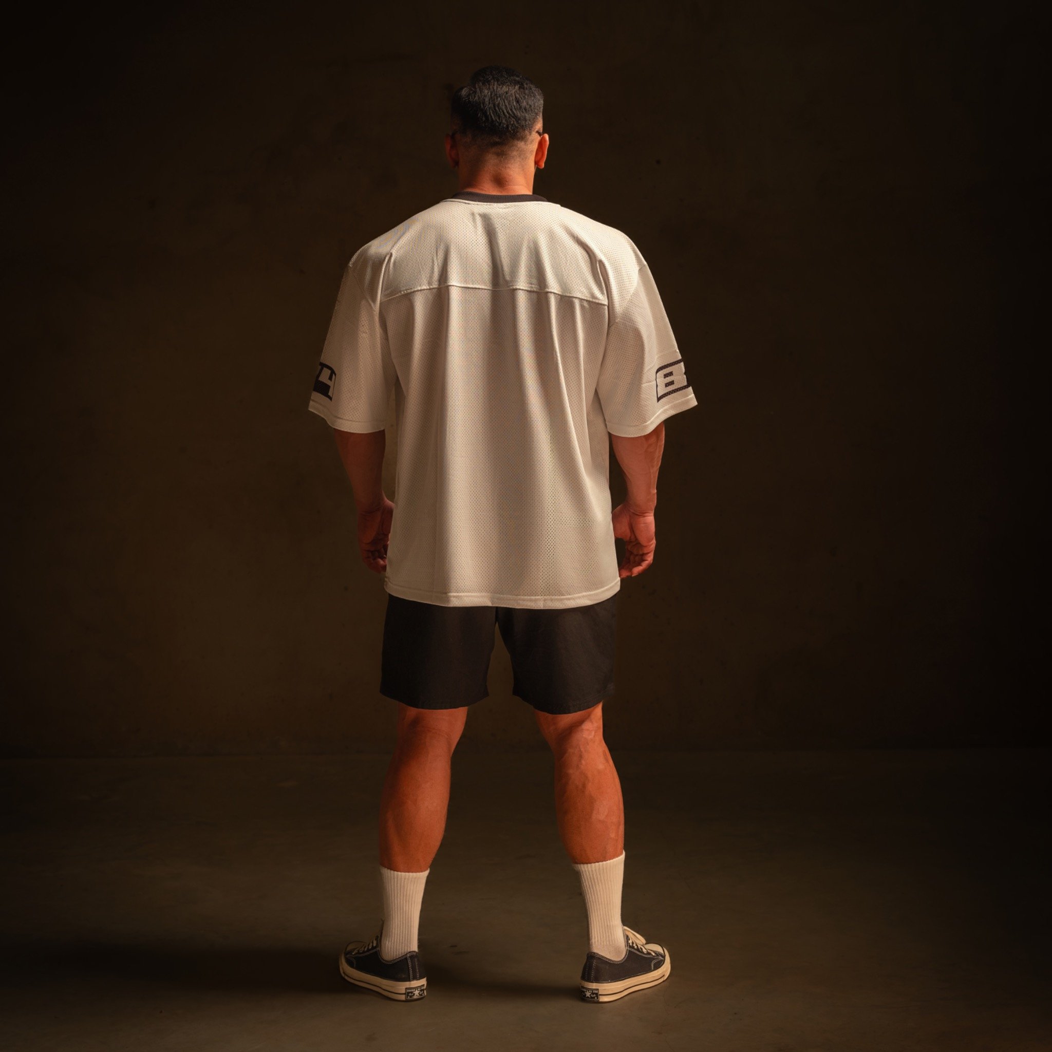  Áo thun Degrey Jersey cổ tim in hình thời trang thể thao nam nữ ss2 màu trắng- JERT2 