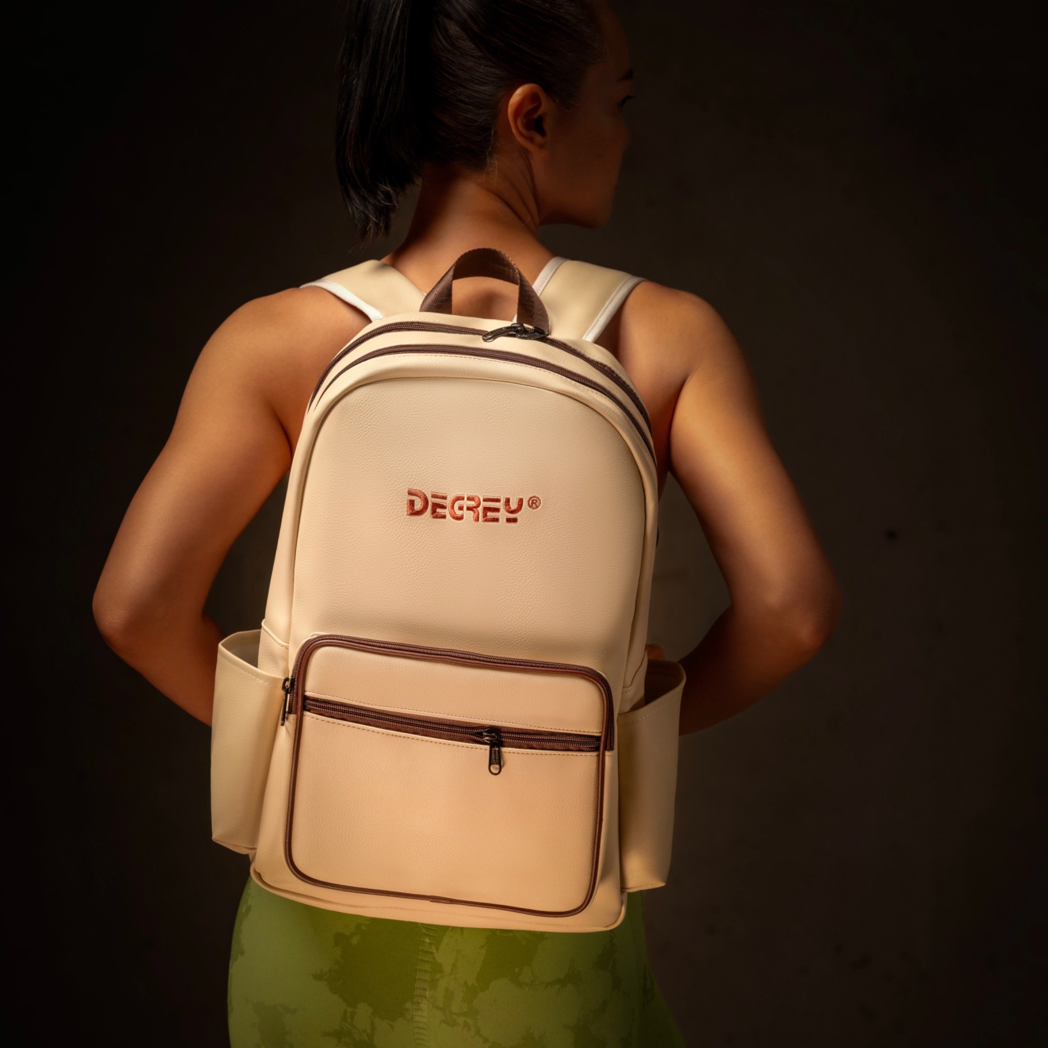  Degrey Double Leather Basic Balo Kem - LBBDK 