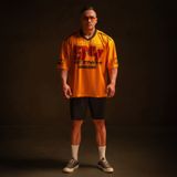 Áo thun Degrey Jersey cổ tim in hình thời trang thể thao nam nữ ss2 màu vàng- JERV2 