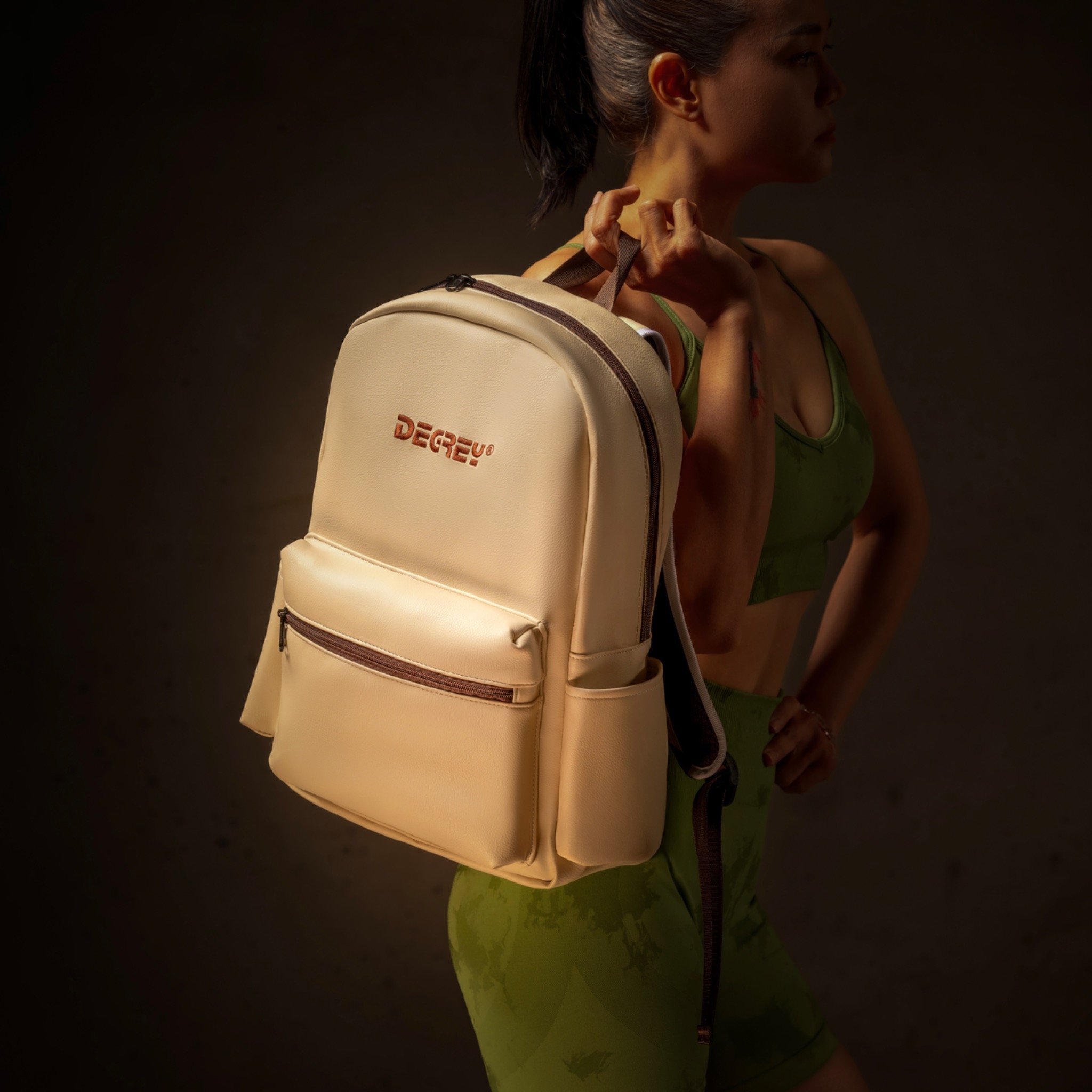  Degrey Leather Basic Balo Kem - LBBK 