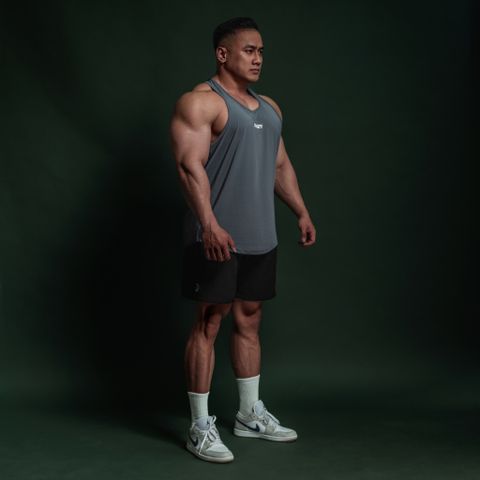  Áo Ba Lỗ Tanktop màu xám Gym Thể Thao Thoáng Mát In logo Degrey - Local Brand Degrey sport wear - BLGXAM 