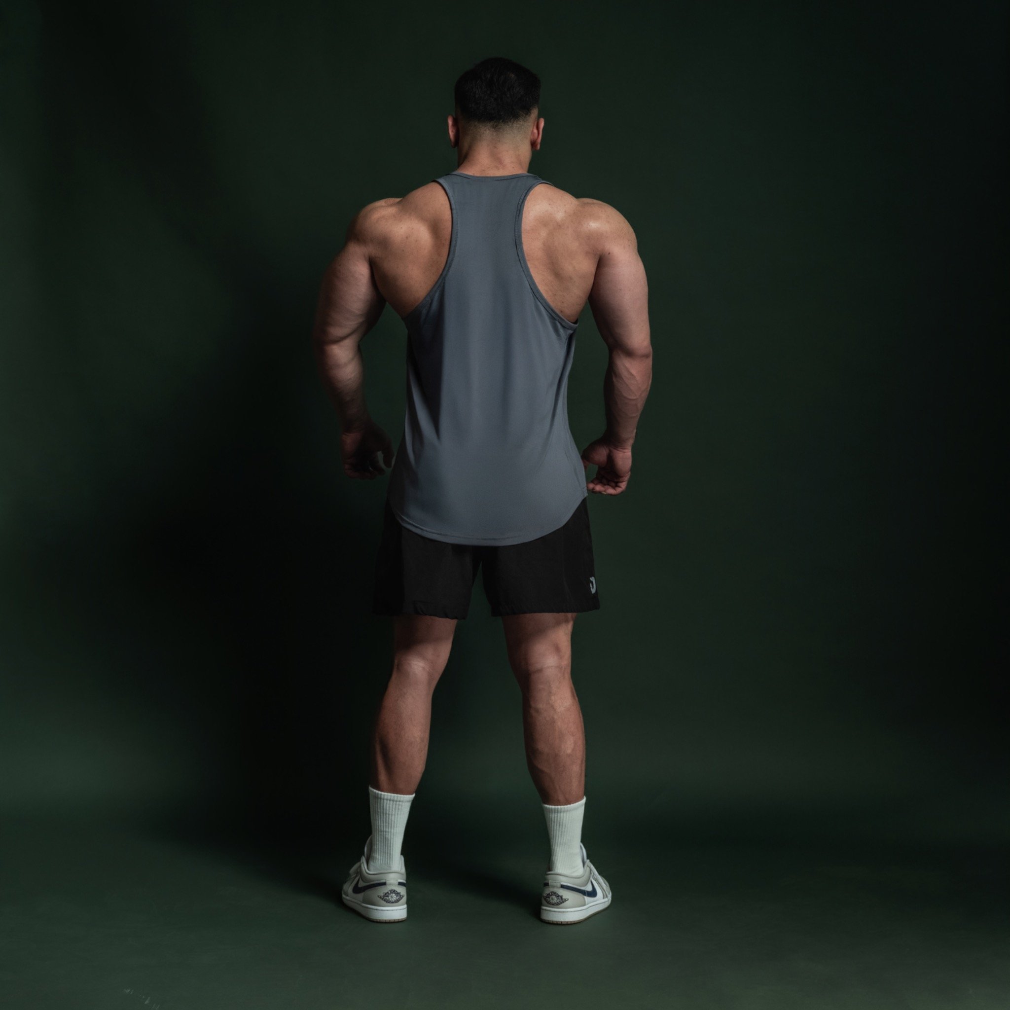  Áo Ba Lỗ Tanktop màu xám Gym Thể Thao Thoáng Mát In logo Degrey - Local Brand Degrey sport wear - BLGXAM 