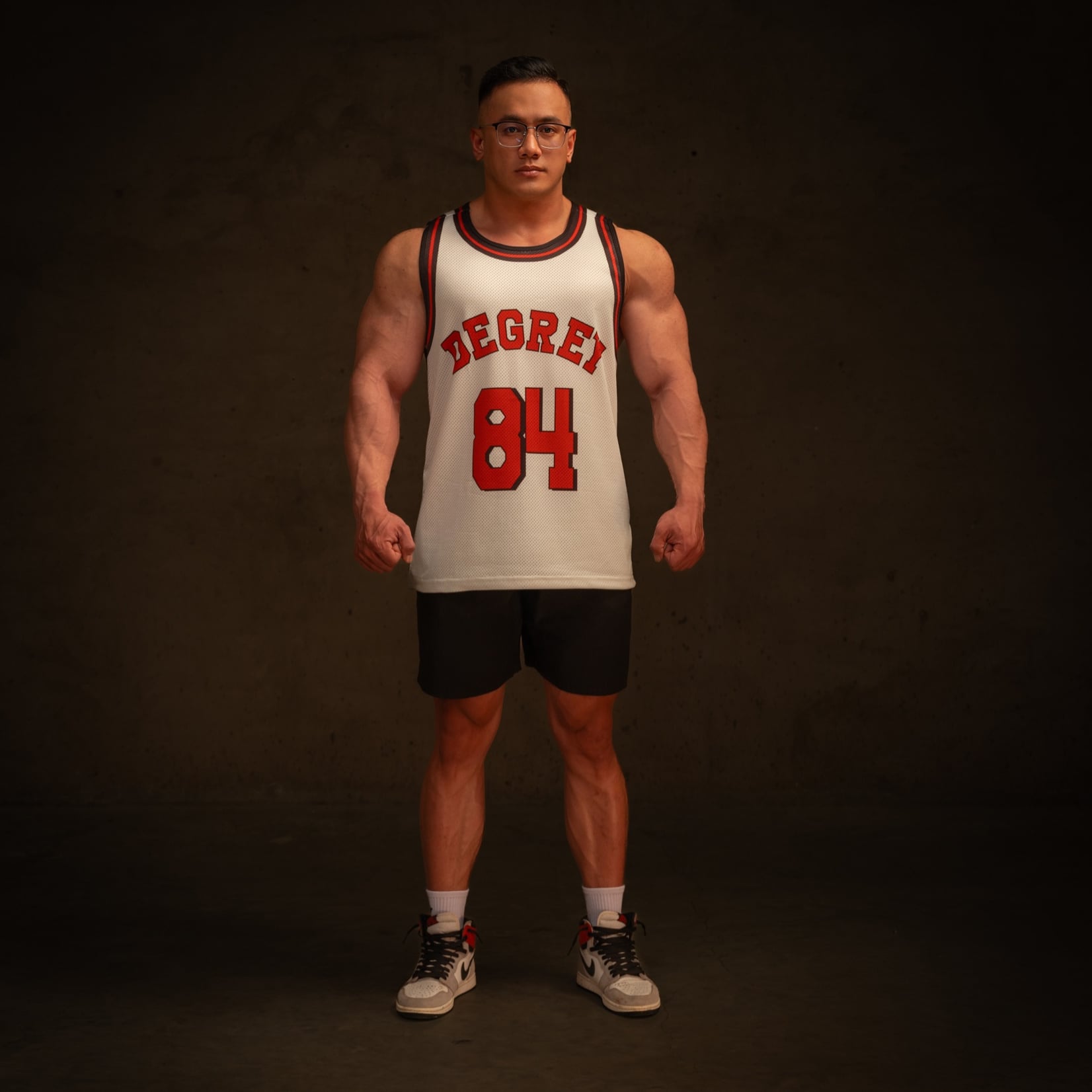  Áo ba lỗ Degrey Tanktop thể thao thời trang nam nữ màu trắng - TANKT 