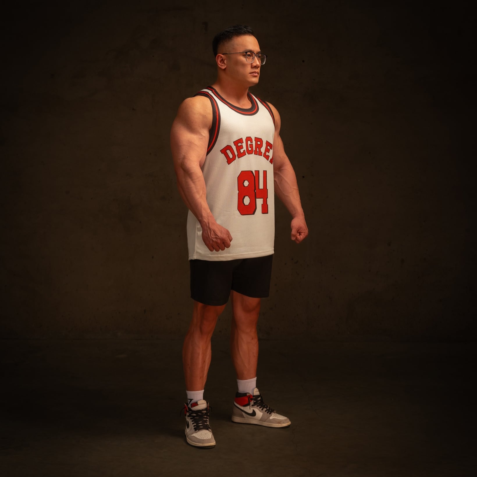  Áo ba lỗ Degrey Tanktop thể thao thời trang nam nữ màu trắng - TANKT 