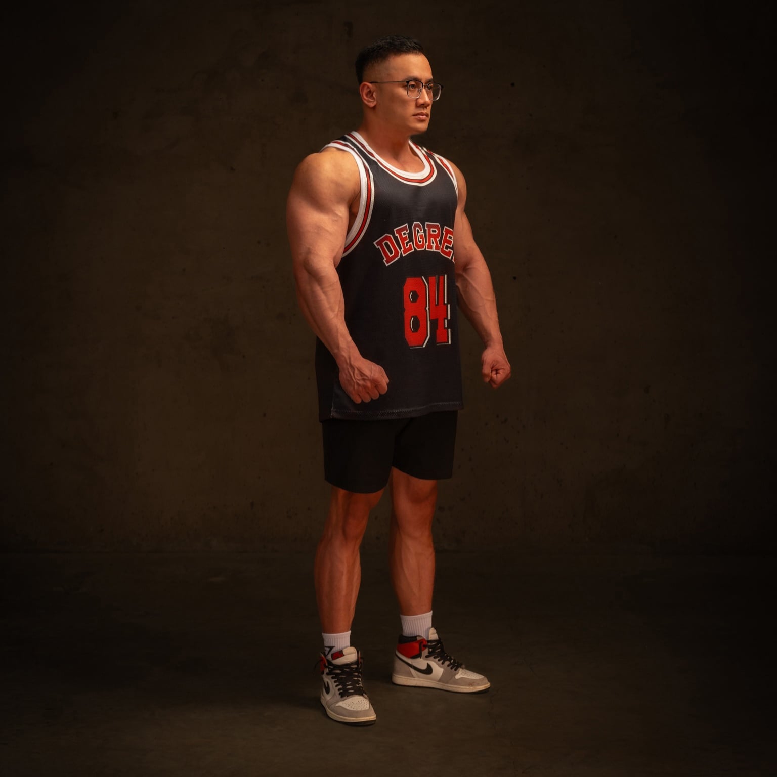  Áo ba lỗ Degrey Tanktop thể thao thời trang nam nữ màu đen - TANKD 