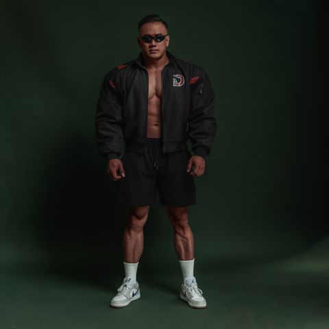  Áo khoác bomber Degrey màu đen Flexible - BOMBFLEX 