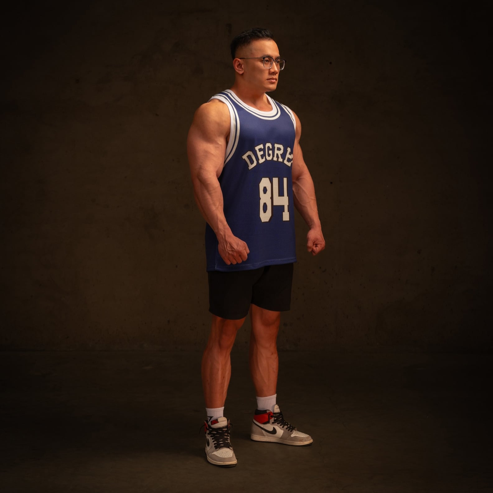  Áo ba lỗ Degrey Tanktop thể thao thời trang nam nữ màu xanh - TANKX 