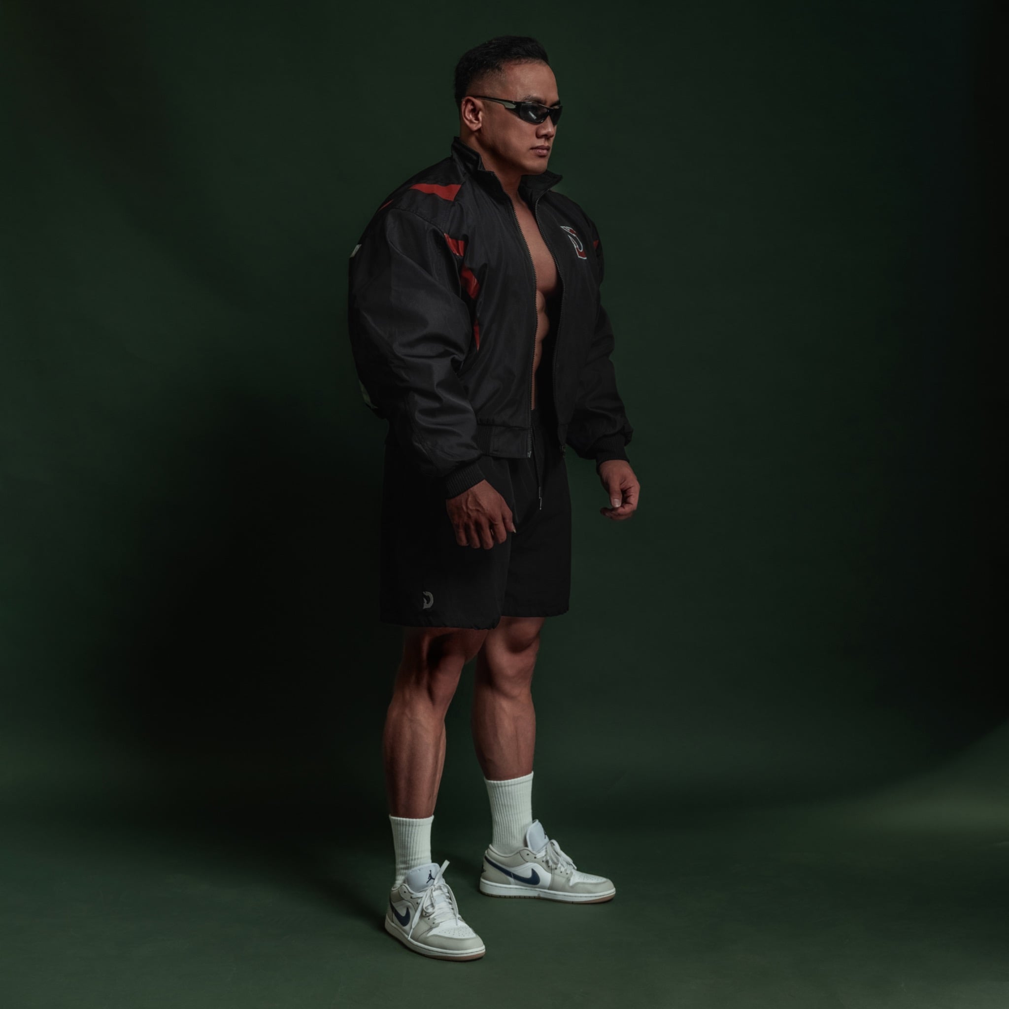  Áo khoác bomber Degrey màu đen Flexible - BOMBFLEX 