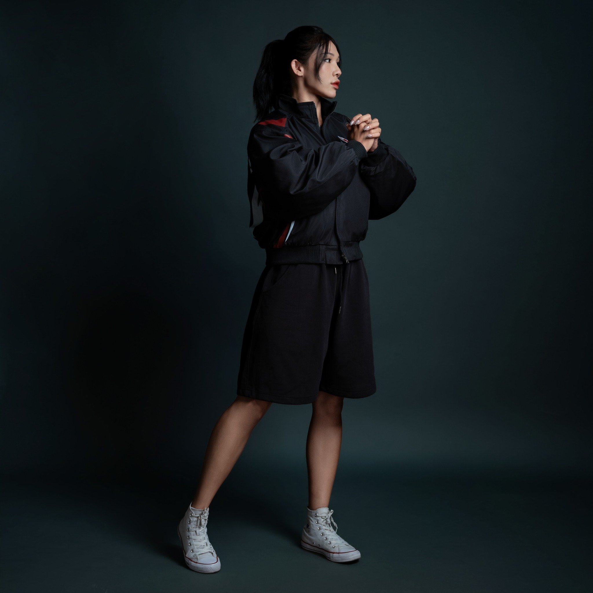 Áo khoác bomber Degrey màu đen Flexible - BOMBFLEX 