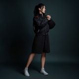  Áo khoác bomber Degrey màu đen Flexible - BOMBFLEX 