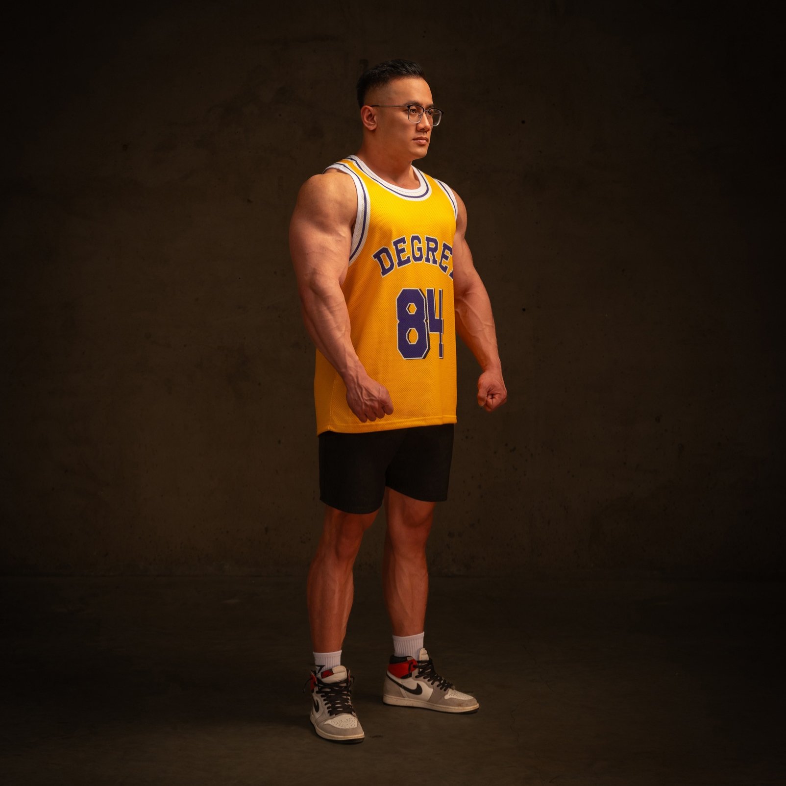  Áo ba lỗ Degrey Tanktop thể thao thời trang nam nữ màu vàng - TANKV 