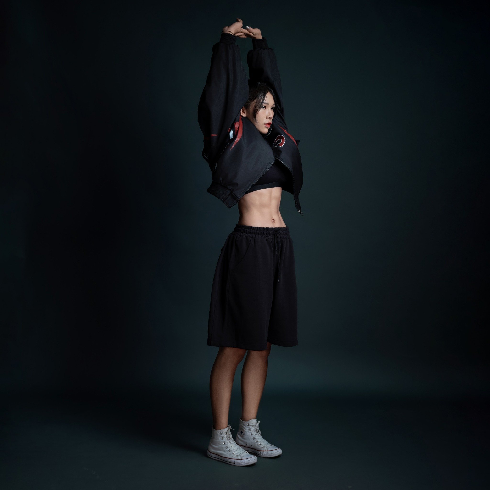  Áo khoác bomber Degrey màu đen Flexible - BOMBFLEX 