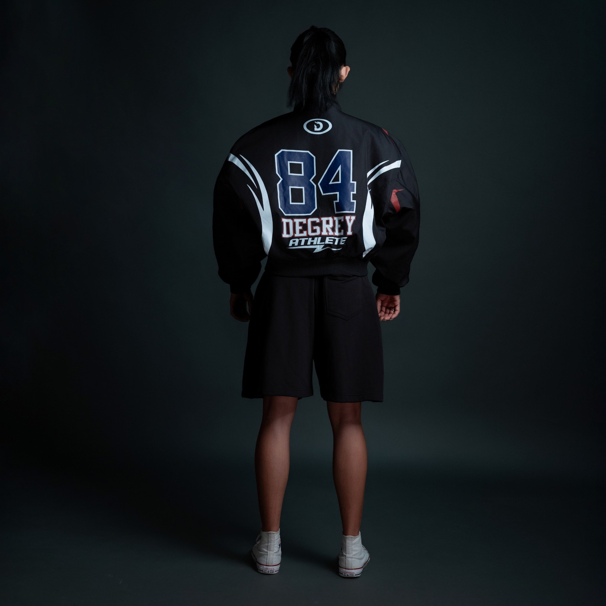  Áo khoác bomber Degrey màu đen Flexible - BOMBFLEX 