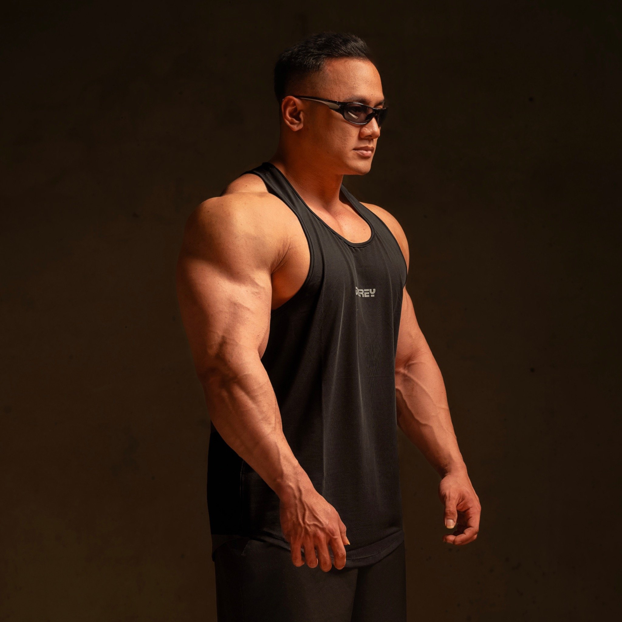  Áo Ba Lỗ Tanktop màu đen Gym Thể Thao Thoáng Mát In logo Degrey - Local Brand Degrey sport wear - BLGD 