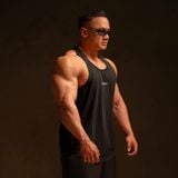  Áo Ba Lỗ Tanktop màu đen Gym Thể Thao Thoáng Mát In logo Degrey - Local Brand Degrey sport wear - BLGD 