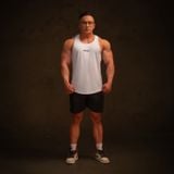  Áo Ba Lỗ Tanktop màu trắng Gym Thể Thao Thoáng Mát In logo Degrey - Local Brand Degrey sport wear - BLGT 