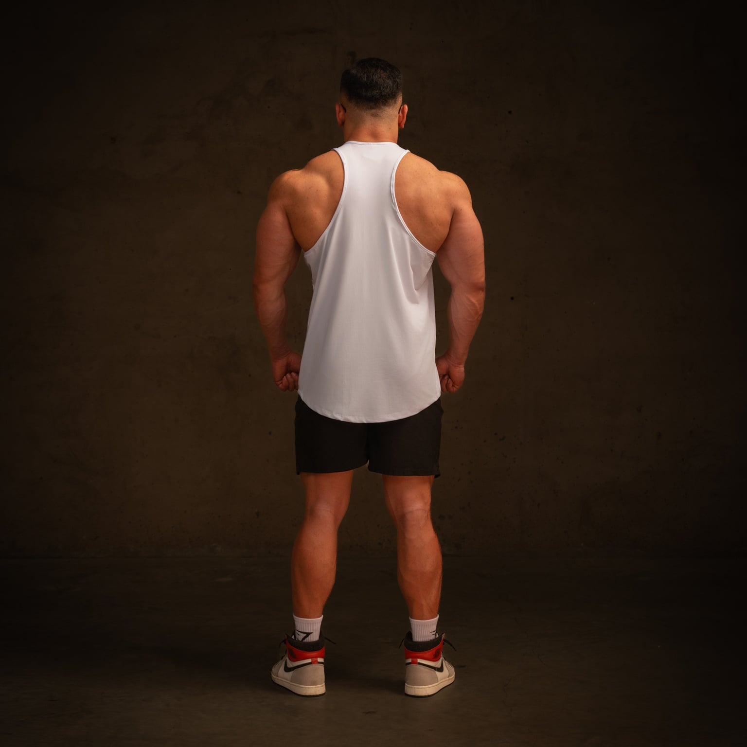  Áo Ba Lỗ Tanktop màu trắng Gym Thể Thao Thoáng Mát In logo Degrey - Local Brand Degrey sport wear - BLGT 