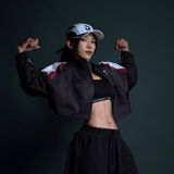  Áo Khoác Nữ Freesize Jacket Degrey TriEdge màu đen - EDGED 