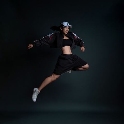  Áo Khoác Nữ Freesize Jacket Degrey TriEdge màu đen - EDGED 