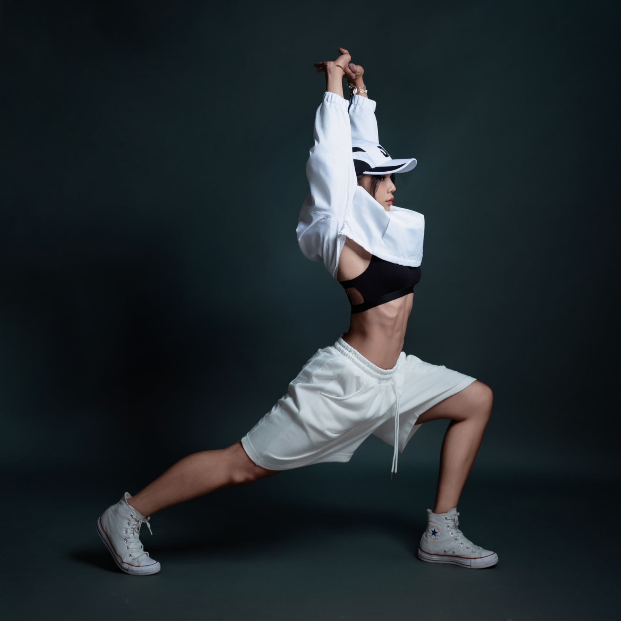  Áo Khoác Nữ Freesize Jacket Degrey TriEdge màu trắng - EDGET 