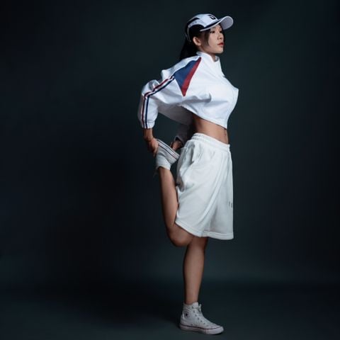  Áo Khoác Nữ Freesize Jacket Degrey TriEdge màu trắng - EDGET 