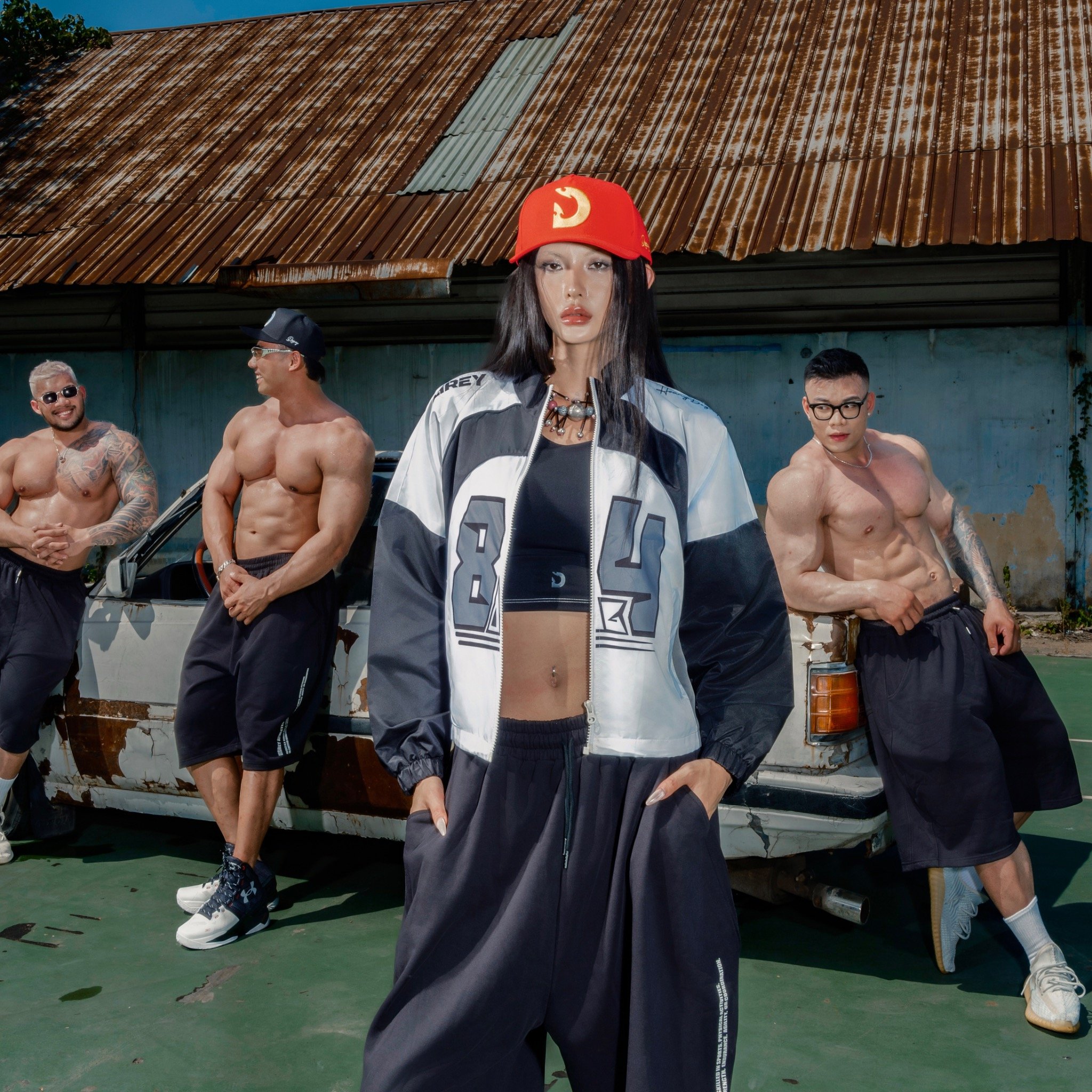 Jacket Degrey áo khoác dù thiết kế thời trang phong cách thể thao màu xám - JACKXAM 