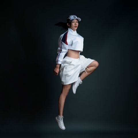  Áo Khoác Nữ Freesize Jacket Degrey TriEdge màu trắng - EDGET 