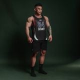  Áo ba lỗ Degrey Tanktop màu đen Crimson Surge thể thao - TANKCRIMD 