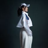  Áo Khoác Nữ Freesize Jacket Degrey TriEdge màu trắng - EDGET 