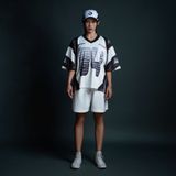  Áo thun thể thao Degrey Jersey Velocity 84 cổ tim màu xám - VELO 