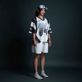  Áo thun thể thao Degrey Jersey Velocity 84 cổ tim màu xám - VELO 