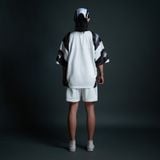  Áo thun thể thao Degrey Jersey Velocity 84 cổ tim màu xám - VELO 