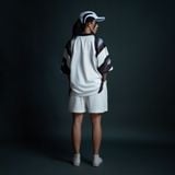  Áo thun thể thao Degrey Jersey Velocity 84 cổ tim màu xám - VELO 