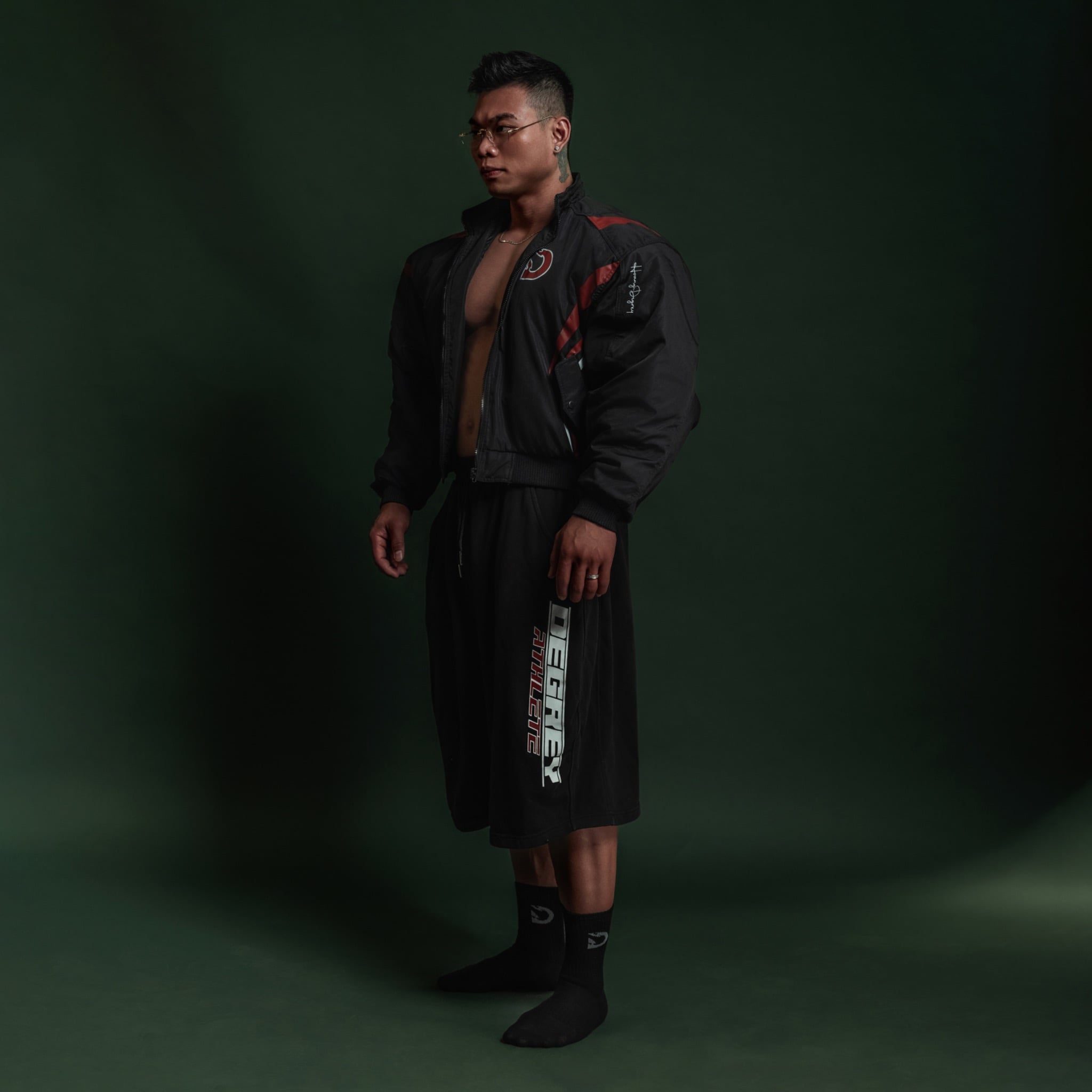  Áo khoác bomber Degrey màu đen Flexible - BOMBFLEX 