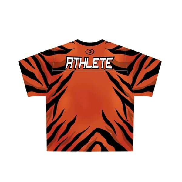  Áo thun thể thao màu cam TIGER Degrey Jersey 84 cổ tim - JERTIGER 