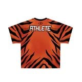  Áo thun thể thao màu cam TIGER Degrey Jersey 84 cổ tim - JERTIGER 