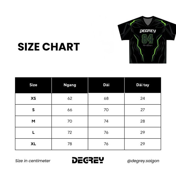  Áo thun thể thao màu CYBER GREEN NEON Degrey Jersey 84 cổ tim - JERCYBERG 