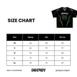  Áo thun thể thao màu CYBER GREEN NEON Degrey Jersey 84 cổ tim - JERCYBERG 