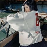  Áo khoác bomber Degrey màu trắng - BOMBT 